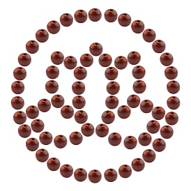 SUNNYCLUE Dyed Natural Wood Beads, Lead Free, Round