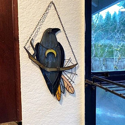 Acrylic Crow Wall Decorations, for Home Decoration