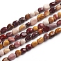 Natural Mookaite Beads Strands, Tumbled Stone, Nuggets