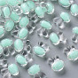 Perles acryliques transparentes, Perle en bourrelet, lapin