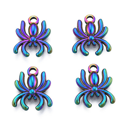 201 Stainless Steel Charms, Spider
