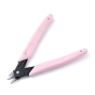 Carbon Steel Jewelry Pliers, Flush Cutter, Shear, with Plastic Handles