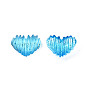 TTransparent Acrylic Cabochons, Heart