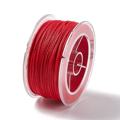 Round Waxed Polyester Cord, Twisted Cord