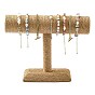 T Bar Straw Rope Bracelet/Bangle Display Stands, 24x18x7.4cm
