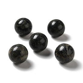Perles de jaspe kambaba naturelles, pas de trous / non percés, ronde