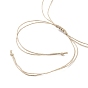 Cordon de coton ciré tressé pierre précieuse naturelle collier pendentif brut brut, bijoux de guérison reiki pour femmes