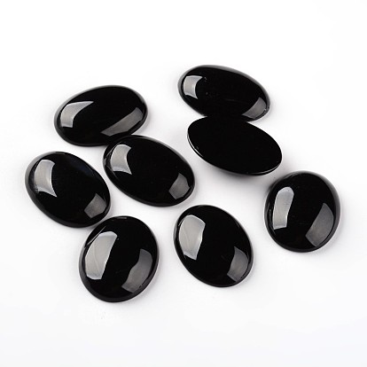 Cabochons de pierres fines ovales, 30x22x6.8mm