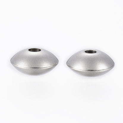 201 Stainless Steel Spacer Beads, Disc