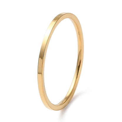 Ионное покрытие (IP) 304 простое кольцо на палец из нержавеющей стали с простой лентой для женщин и мужчин