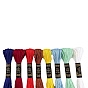 8 Skeins 8 Colors 6-Ply Crochet Threads, Embroidery Floss, Mercerized Cotton Yarn for Lace Hand Knitting