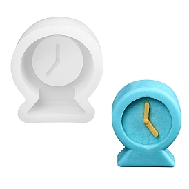 Clock Food Grade Silicone Candle Molds, For Candle Making