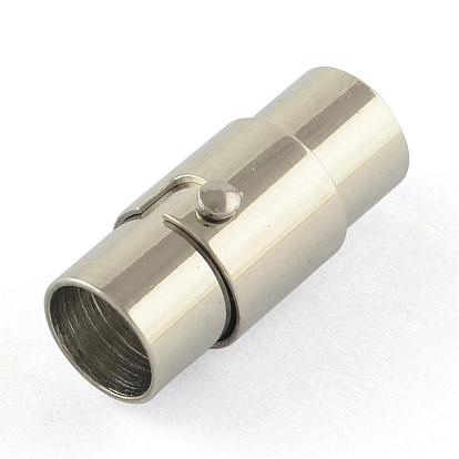 Smooth Surface 316 Surgical Stainless Steel Locking Tube Magnetic Clasps, Column