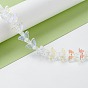 Transparent Glass Beads Strand, Butterfly
