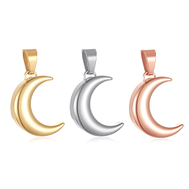 Openable Alloy Memorial Urn Ashes Pendants, Moon