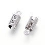 Ion Plating(IP) 304 Stainless Steel Cord Ends, End Caps, Column
