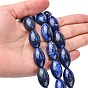 Lapis-lazuli, brins de perles naturels , ovale