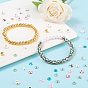 Kits de fabrication de bracelets de perles en argile polymère bricolage, y compris les perles d'argile dis polymère, ccb plastique & laiton & perles acryliques, ciseaux et fil élastique