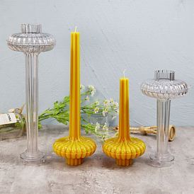 Moules de bougie en plastique transparent, pour les outils de fabrication de bougies