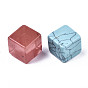 Природные и синтетические смешанные драгоценный камень бисер, нет отверстий / незавершенного, смешанные окрашенные и неокрашенные, кубические
