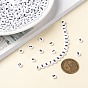 Perles acryliques rondes plates, nombre, 7x4mm, trou: 1.2 mm, environ 3500 pcs / 500 g