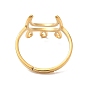304 регулируемое кольцо в виде полумесяца из нержавеющей стали для женщин