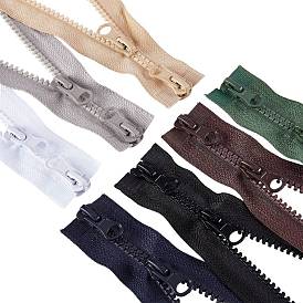 Nylon Garment Accessories, Zip-fastener Component Sets, Nylon and Resin Zipper & Alloy Zipper Puller
