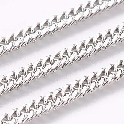 Ионное покрытие (ip) 304 браслеты-цепочки из нержавеющей стали, с карабин-лобстерами 