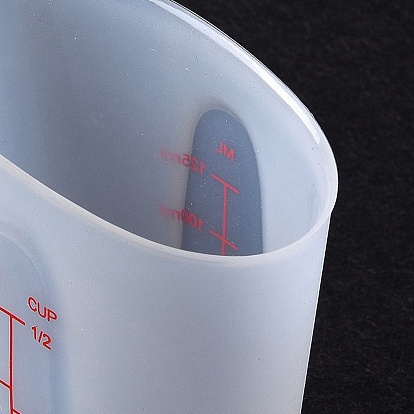 Silicone Measuring Cups, with Scale, Baking Tools