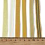 18 ярдов 6 стилей полиэфирной ленты, для поделок своими руками, бантики для волос и украшение подарка, желтая цветовая палитра