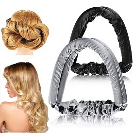 Foam Hair Curlers, No Heat Sponge Rollers with Clips and Pearl Cotton for Big Curls