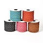 Braided Cloth Threads Cords for Bracelet Making, 6mm, about 50yards/roll
