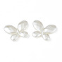Cuentas de perlas de imitación de plástico abs, facetados, mariposa