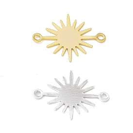 Brass Connector Charms, Cadmium Free & Lead Free, Sun Links