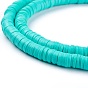 Polymère perles d'argile, perles heishi, applicable à la fabrication de bijoux de collier de bracelet de boucle d'oreille, disque / plat rond