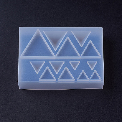 Silicone Molds, Resin Casting Molds, For UV Resin, Epoxy Resin Jewelry Making, Triangle