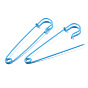 Spray Painted Iron Safety Pins, for Brooch Making, Kilt Needles