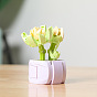 Fleurs succulentes en plastique blocs de construction de plantes ensemble de jouets de bricolage, modèle de bonsaï succulentes, pour la décoration de la maison cadeau