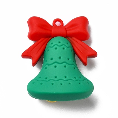 Christmas PVC Plastic Pendants, Christmas Bell