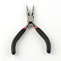 45# Carbon Steel Jewelry Plier Sets, including Wire Cutter Plier,Round Nose Plier, Side Cutting Plier, Bent Nose Plier and End Cutting Plier, 20x33.5x5.5cm, 5pcs/set