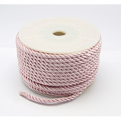 Polyester Cord, Twisted Cord, 3mm, 20yards/roll