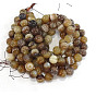 Natural Madagascar Agate Beads, Strands, Round