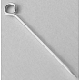 925 Sterling Silver Eye Pin, 30x0.8mm