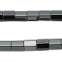 Synthetic Hematite Beads, with Magnetic, Tube, 6x6mm, Hole: 1mm