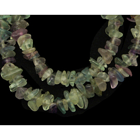 Perles de pierres fines , fluorite fleurs, naturel, 3~5x3~5mm, Trou: 1mm