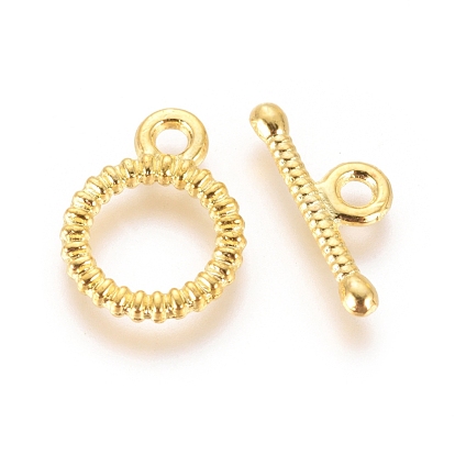 Alloy Toggle Clasps, Ring