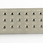 39 Round Hole Tungsten Carbide Drawplates, 205x46x6mm,  Hole: 0.26~2.8mm