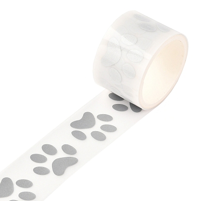 Silver Reflective Tape Stickers, Iron on Clothing Heat Stickers, for Clothes, Schoolbag Decorate