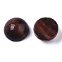 Natural Red Tiger Eye Cabochons, Half Round/Dome