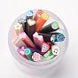 Полимерная глина украшения искусства ногтя, Модные уходу за ногтями, трубы без отверстий , разнообразные, разноцветные, 50 виды стилей, 50x4~6 мм